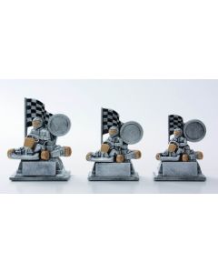 ST38605-07 Gokart Standtrophäe Höhe 9,5cm-10,5cm-12cm