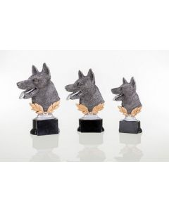 ST39220-22 Schäferhund Standtrophäe Höhe 16cm-18cm-20cm