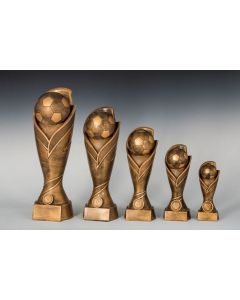 Fußballpokal ST39395-99 in 5 Höhen 17cm-22cm-27cm-33cm-39cm