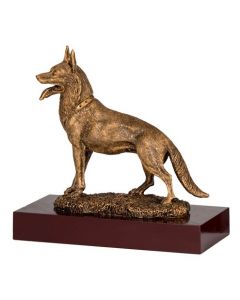 ST39427-30 Schäferhund Standtrophäe Höhe 17cm-19cm-21cm-24cm