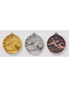 50mm Medaille Schwimmen 9224