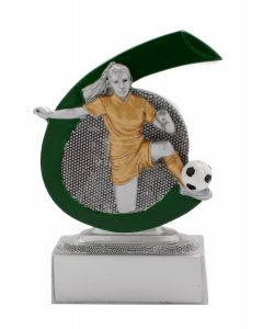 FG268 Fußballerin Standtrophäe Höhe 10cm