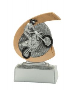 FG274 Motocross Standtrophäe Höhe 10cm