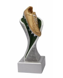 FG4031-33 Fußballschuh Standtrophäe in 3 Höhen 14,5cm-17cm-19,5cm