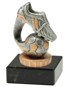 FX005 Fußball Standtrophäe Höhe 10cm mit Marmorsockel