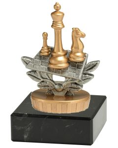 FX031 Schach Standtrophäe Höhe 9,5cm mit Marmorsockel