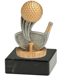 FX032 Golf / Minigolf Standtrophäe Höhe 9,5cm mit Marmorsockel