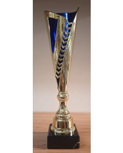 Pokal MP2506 gold-blau Höhe 35cm-41cm in 5 Höhen erhältlich